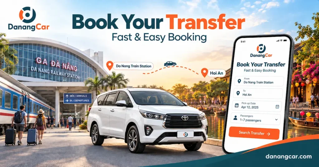 Da Nang Railway Station to Hoi An Private Car