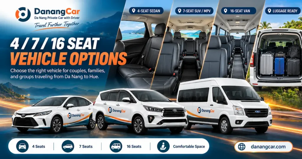 Da Nang to Hue Private Car
