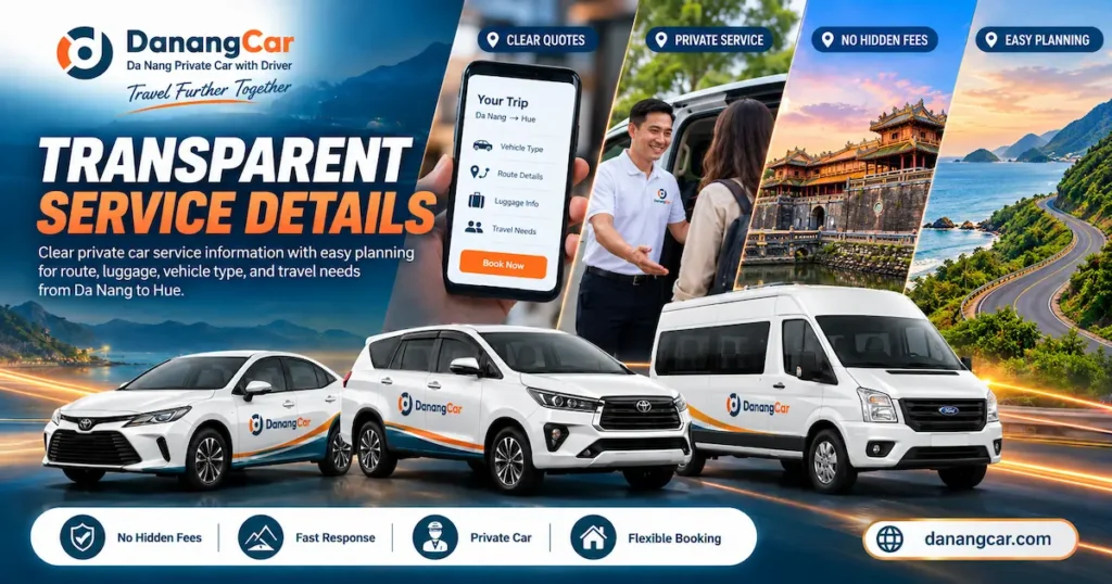 Da Nang to Hue Private Car 