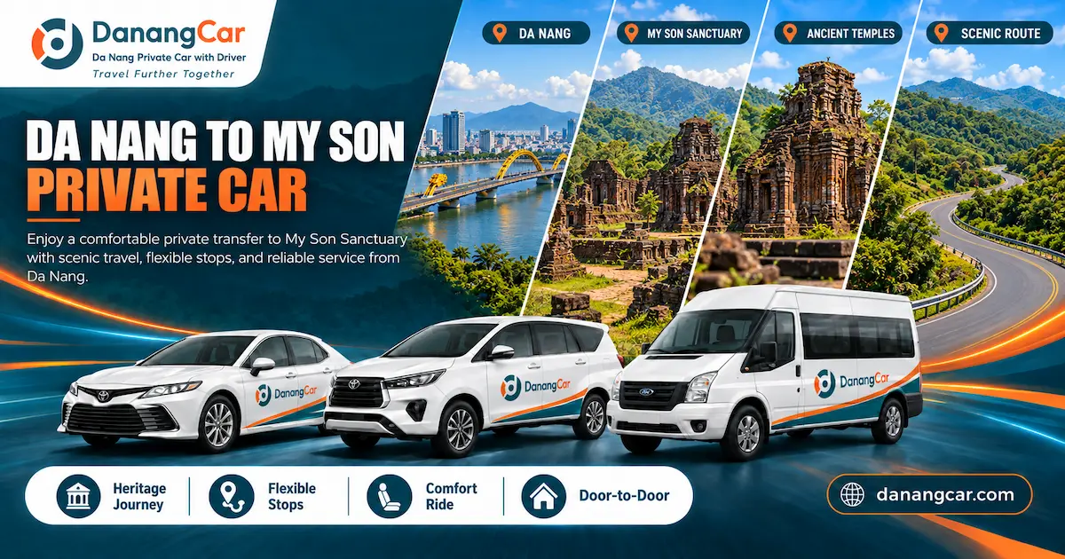 Da Nang to My Son Private Car | Round Trip from $55 da nang to my son private car 1