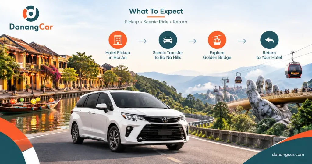 Hoi An to Ba Na Hills by Private Car