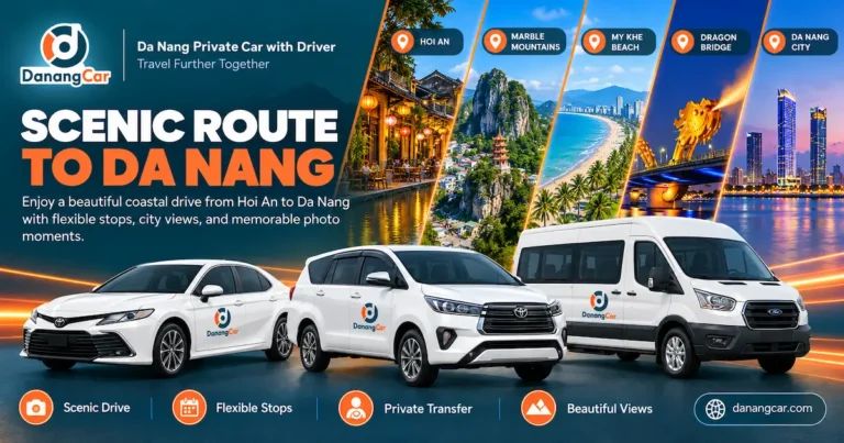 Hoi An to Da Nang Private Car