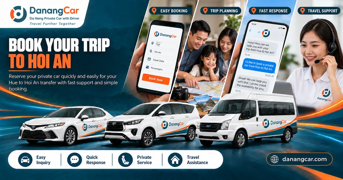 Hue to Hoi An Private Car